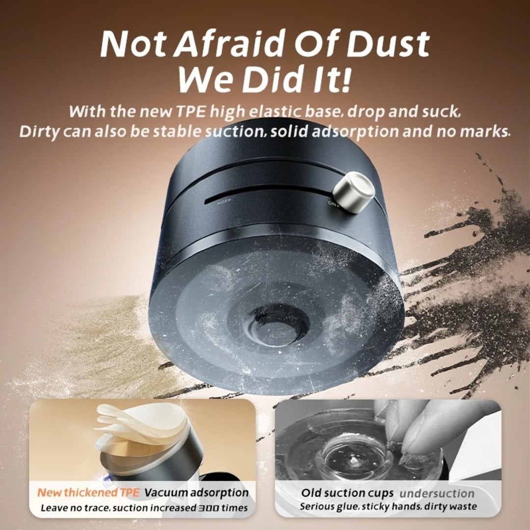 Magnetic 360° Car Phone Mount – Foldable Dashboard Holder