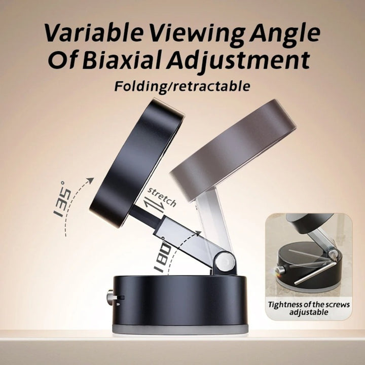 Magnetic 360° Car Phone Mount – Foldable Dashboard Holder